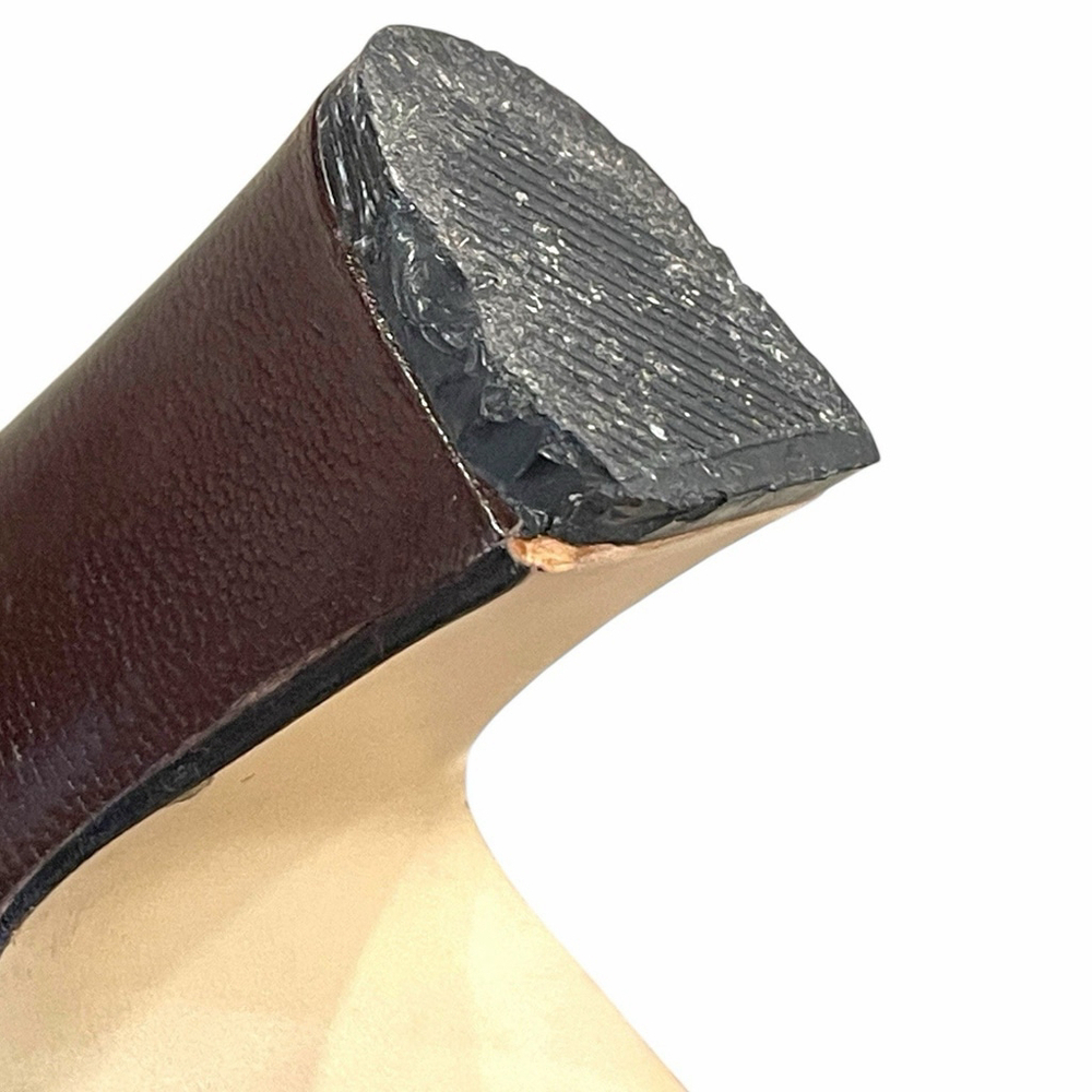 Vtg Etienne Aigner Womens 8.5N Taylor Pumps Brown Leather Made In Spain READ - Picture 11 of 16